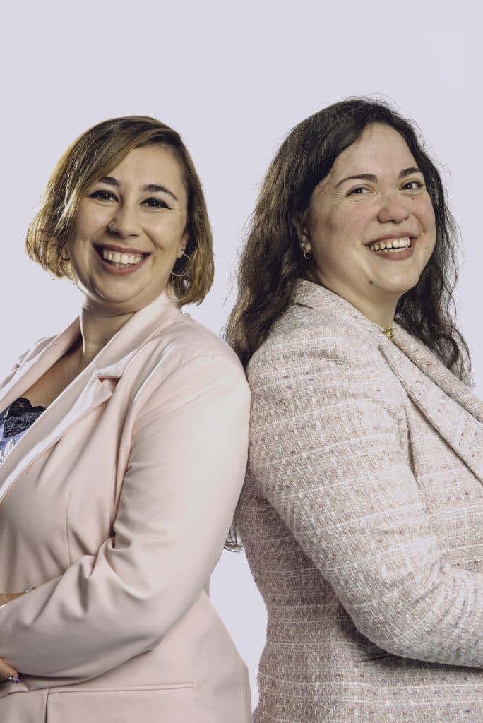 Alejandra and Elitsa, Moderating.EU project managers