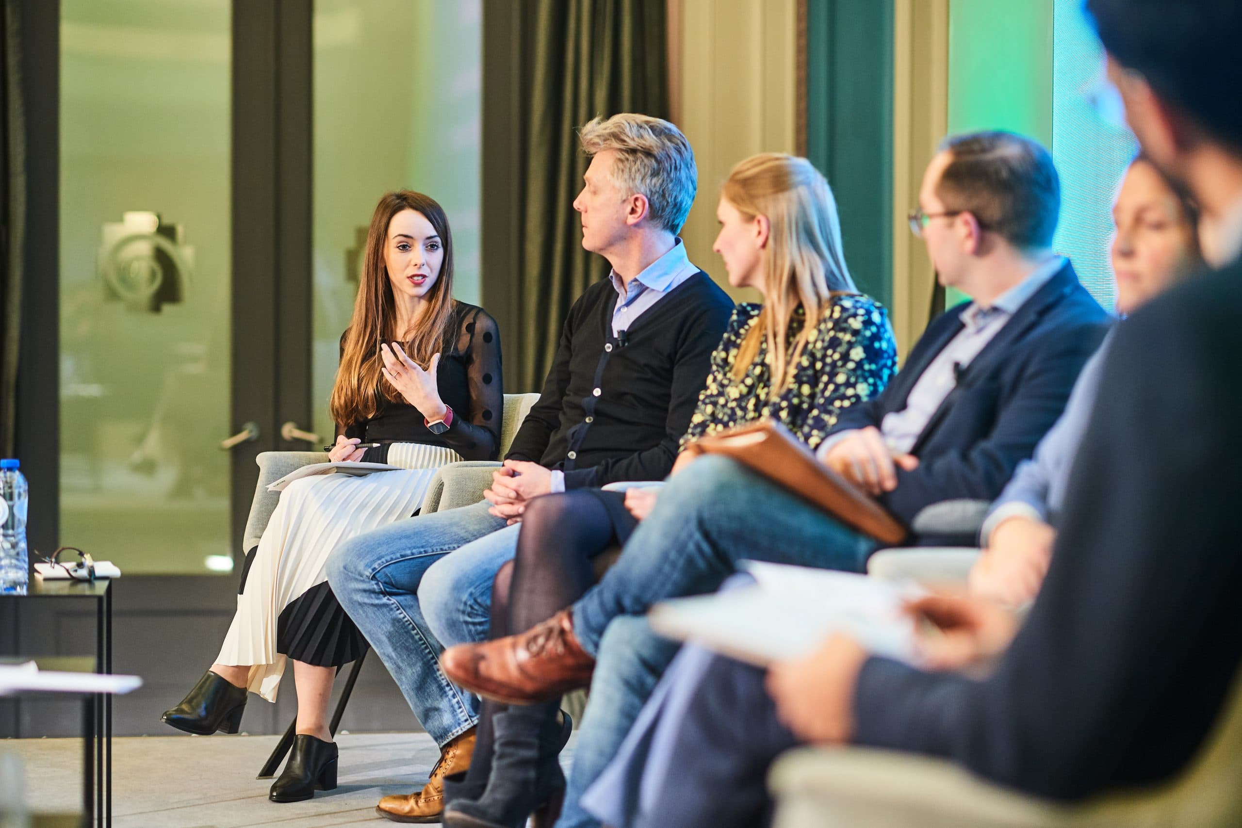 Panel discussion moderated at a European conference