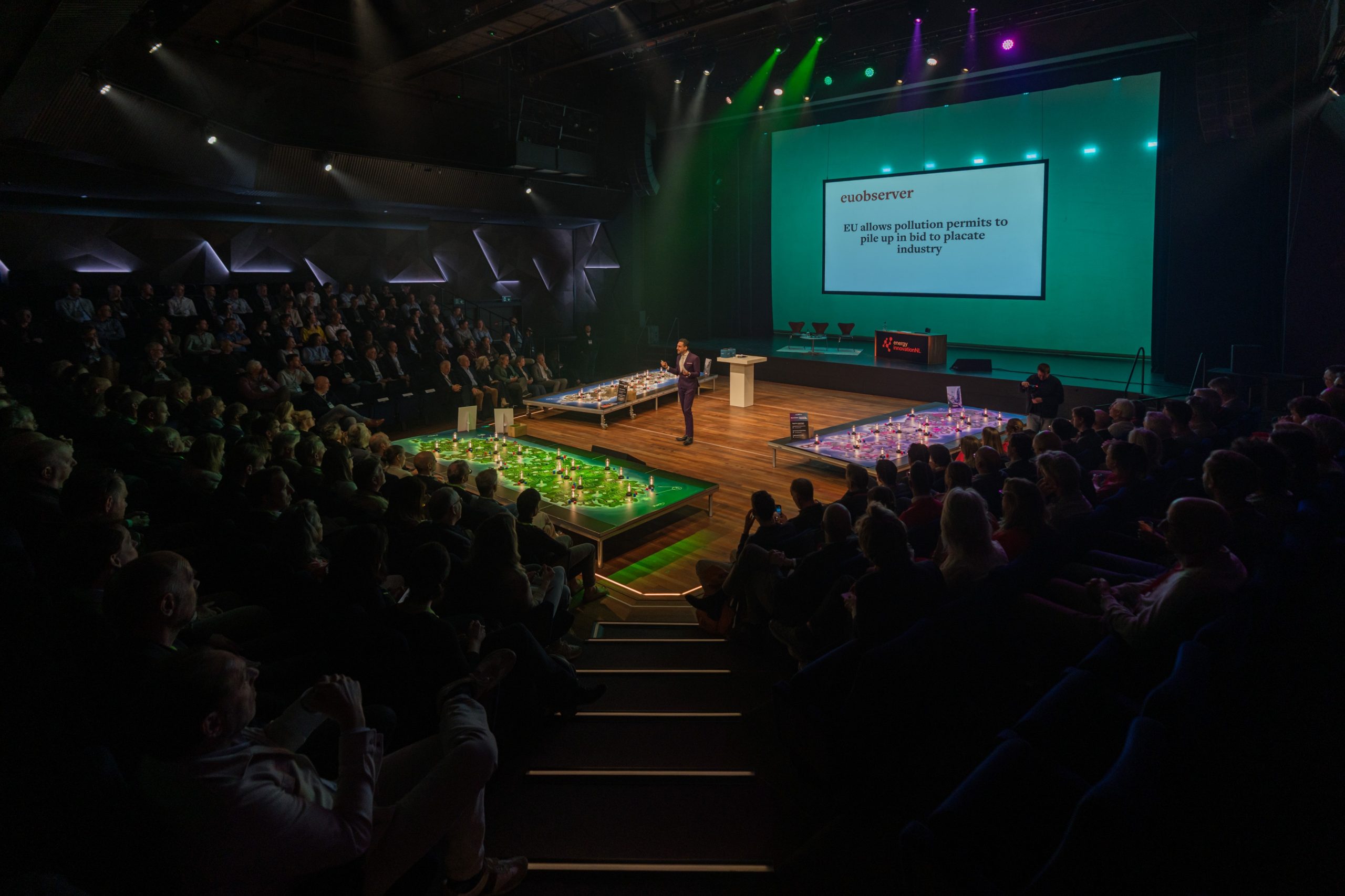Large corporate conference audience