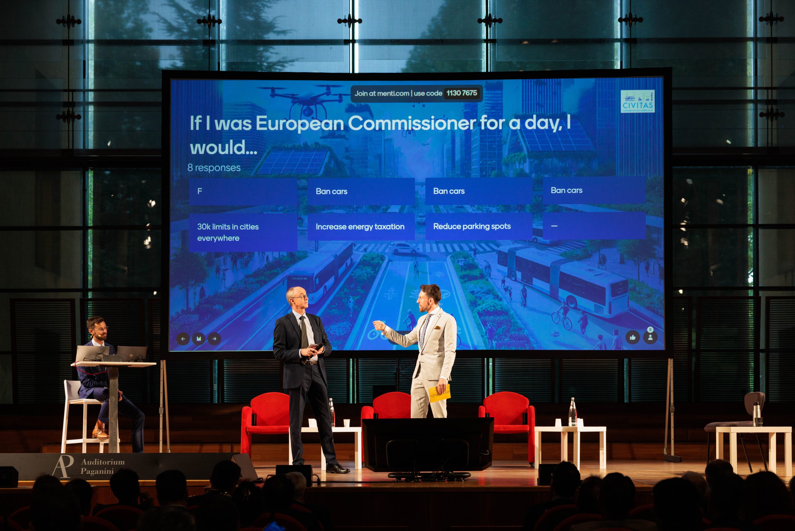 Policy event audience