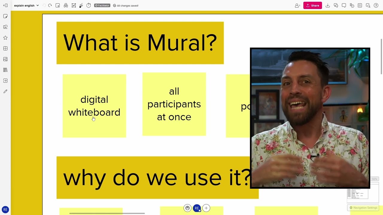 Explain video Mural tutorial Moderating.EU